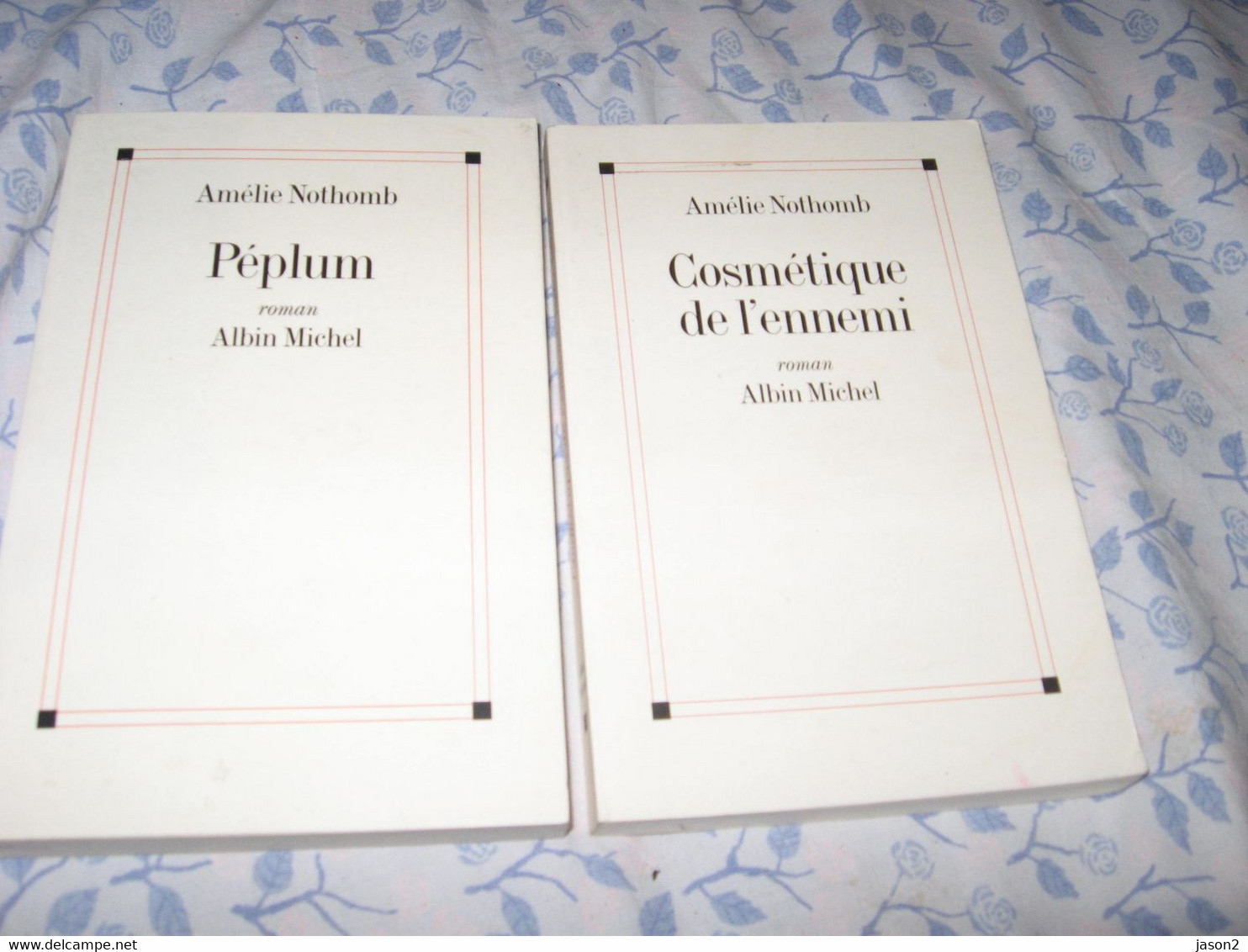 Amélie NOTHOMB - Lot De 2 Volumes - Editions Albin Michel EO - Belgische Schrijvers