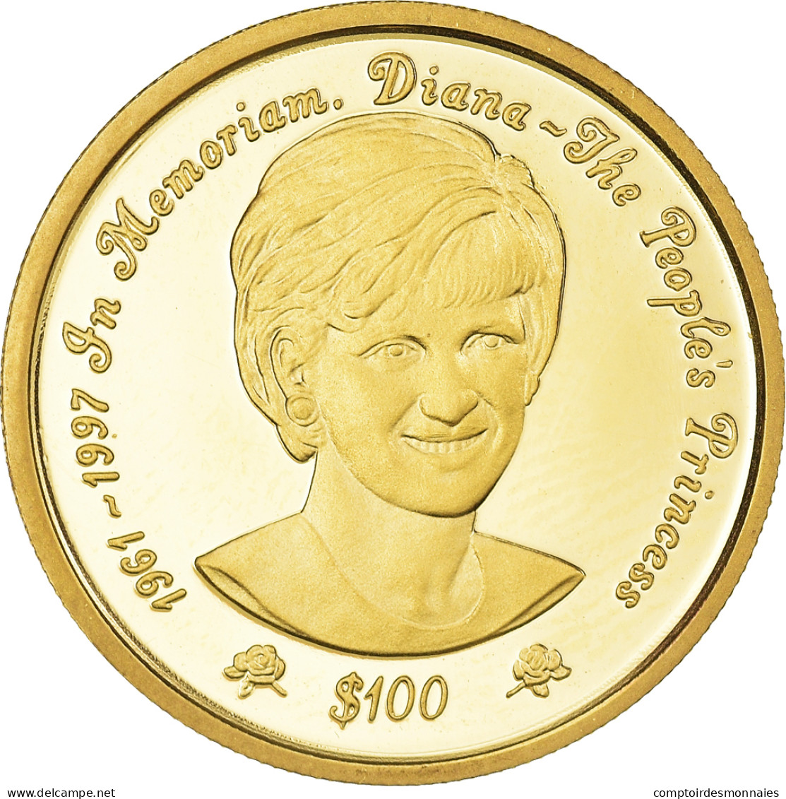 Monnaie, Niue, Elizabeth II, In Memoriam - Diana The People's Princess, 100 - Niue