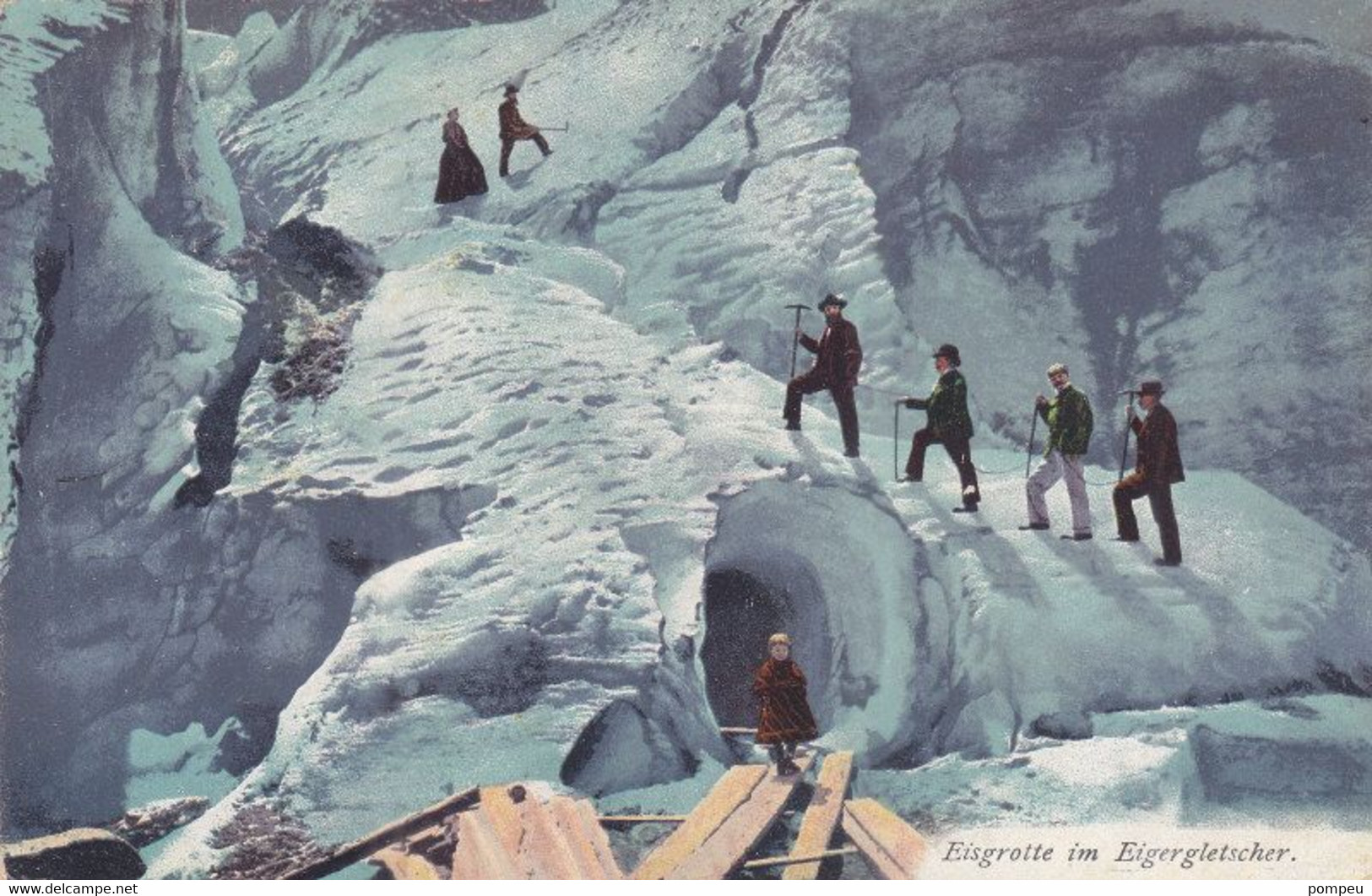 QS - OBERGOMS - Eis Grotte Im Eigergletscher - 1910 - Obergoms