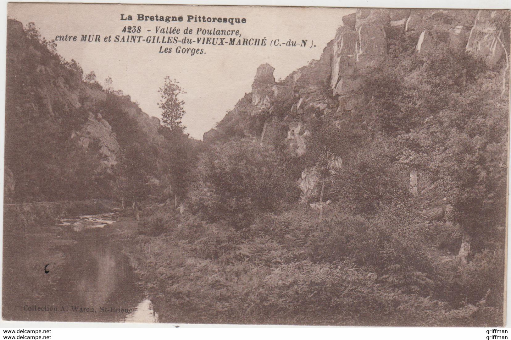 VALLEE DE POULANCRE ENTRE MUR DE BRETAGNE ET SAINT GILLEZ DU VIEUX MARCHE LES GORGES TBE - Saint-Gilles-Vieux-Marché