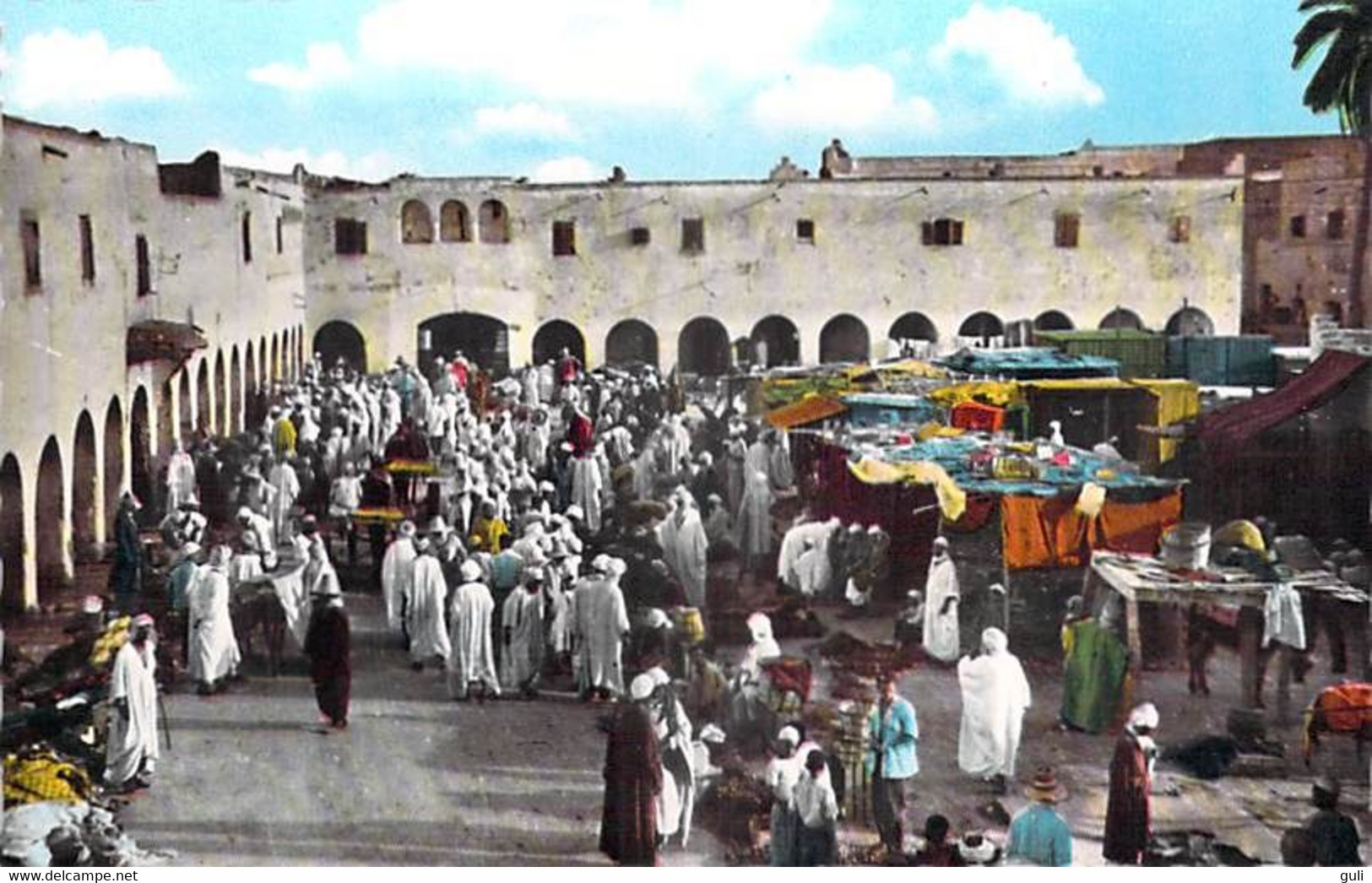 Afrique-Algérie OUARGLA La Place Du Marché -  Editions Jaseber 1052  *PRIX FIXE - Ouargla