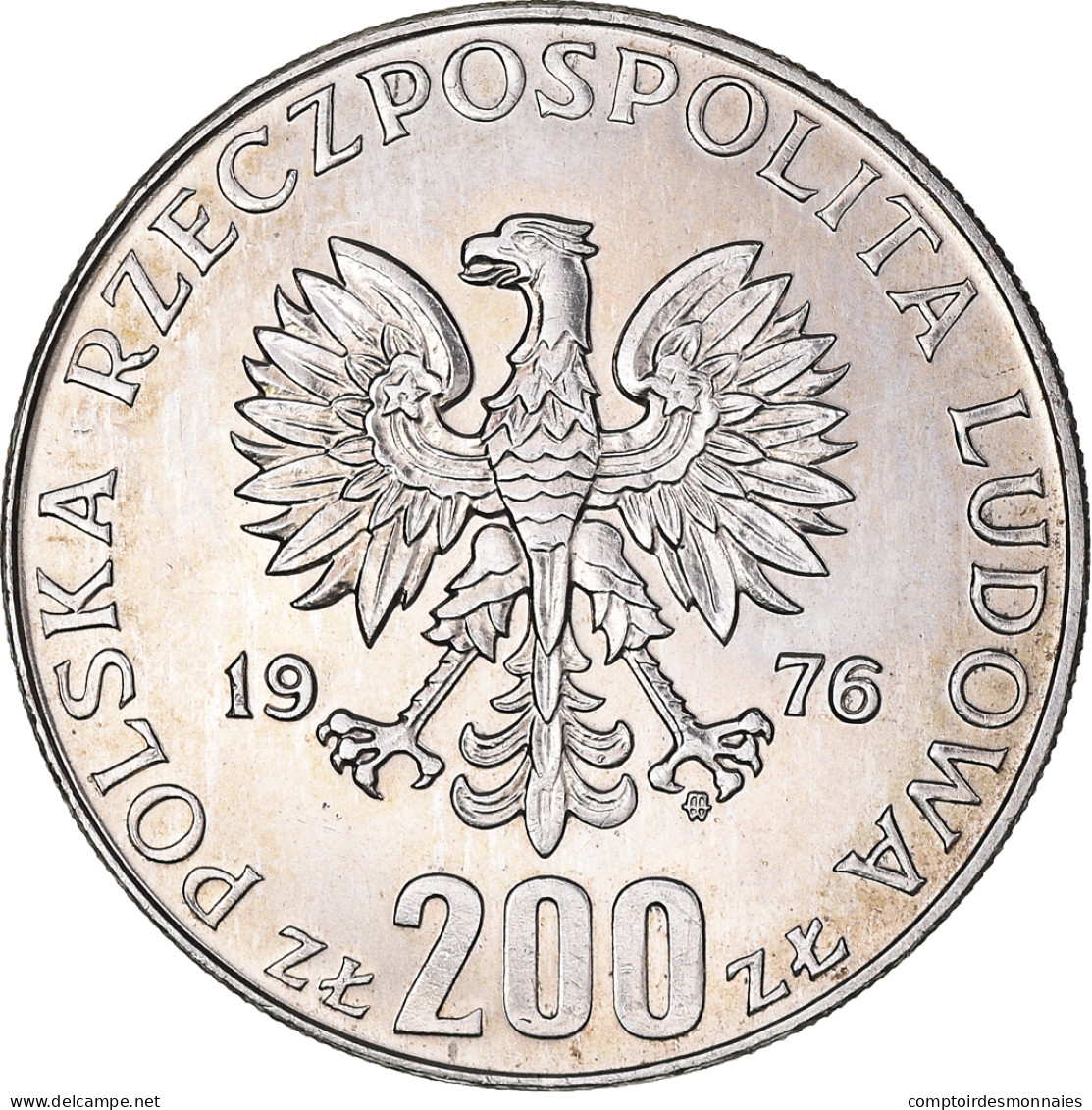 Monnaie, Pologne, XXI Olympiad, 200 Zlotych, 1976, Warsaw, SUP+, Argent, KM:86 - Polen