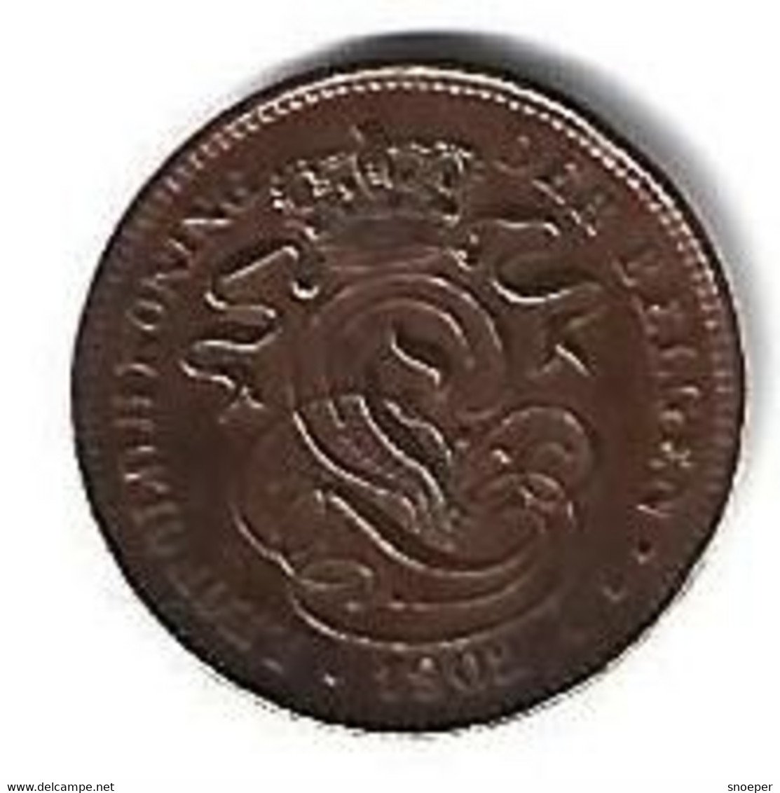 *belguim 2 Centiemes 1902 Dutch    Xf+ Full E In Cent  Xf+ - 2 Cent