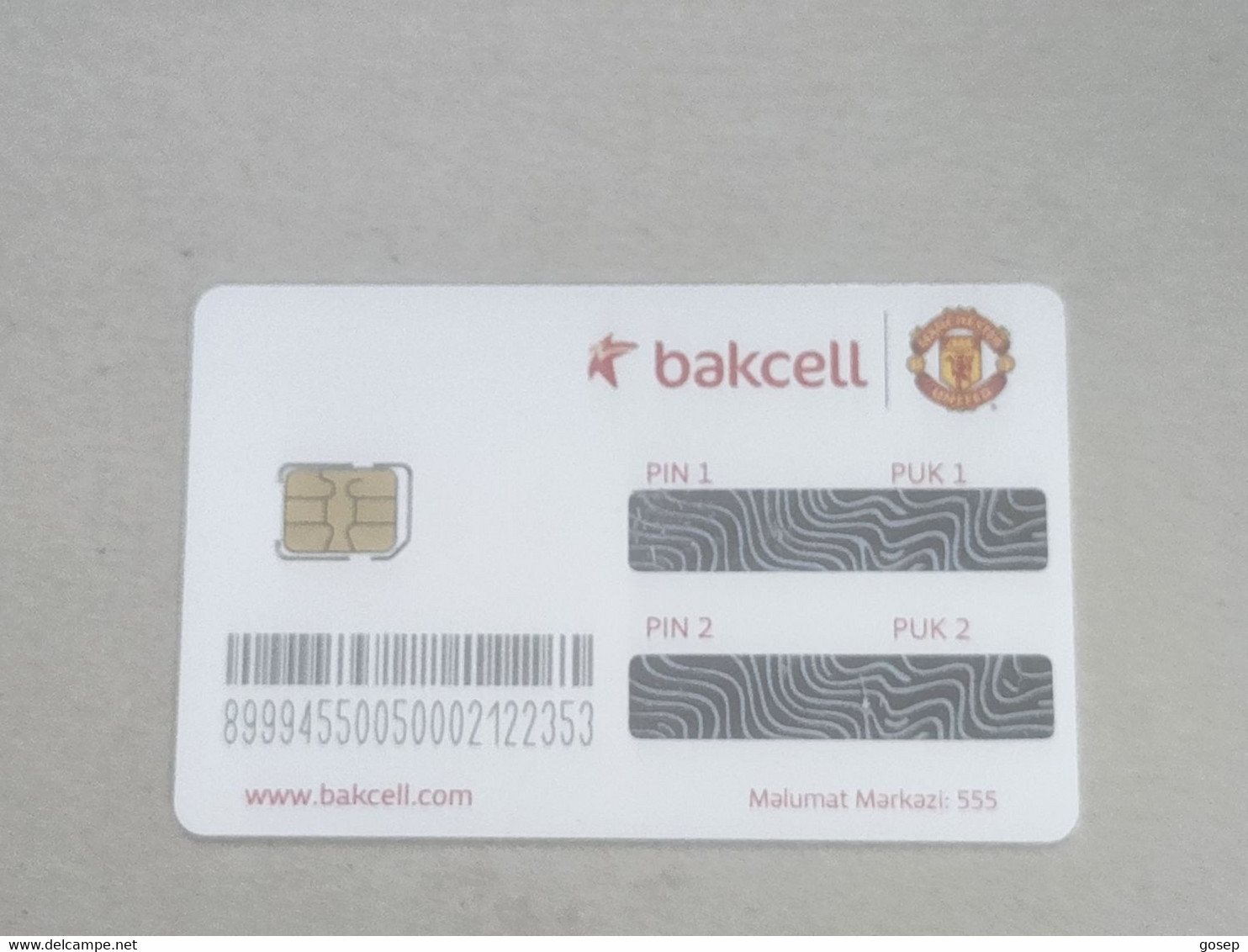 Azerbaijan-SIM CARD-BAKCELL-(19)-(89994550050002122353)-(d)-(look Out Side Foto)+1card Prepiad Free - Azerbaïjan