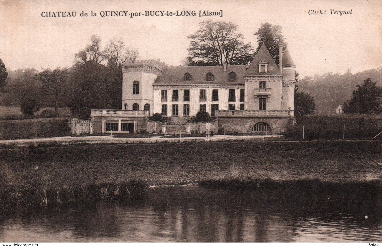 14243 Château De La QUINCY  Par BUCY Le LONG       (Recto-verso) 02 - Otros & Sin Clasificación