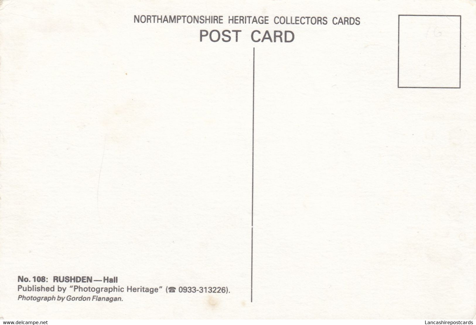 Postcard Rushden Hall Northamptonshire My Ref B25762 - Northamptonshire