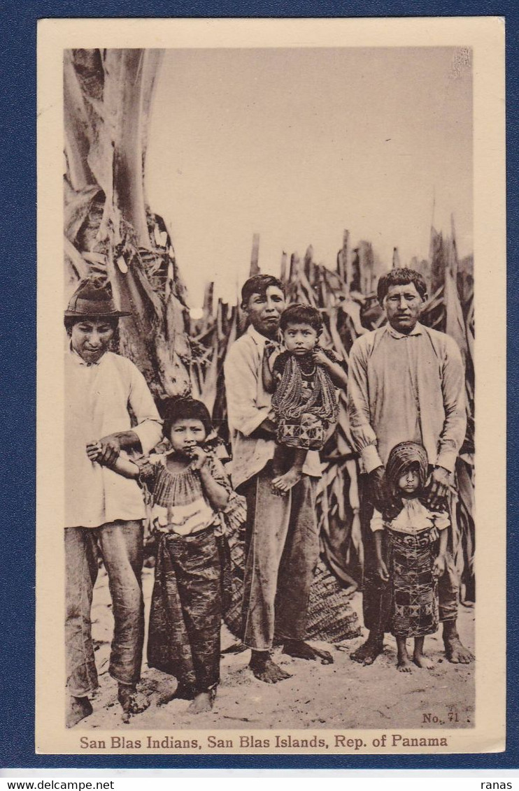 CPA Panama Non Circulé Types Ethnic Indians - Panama