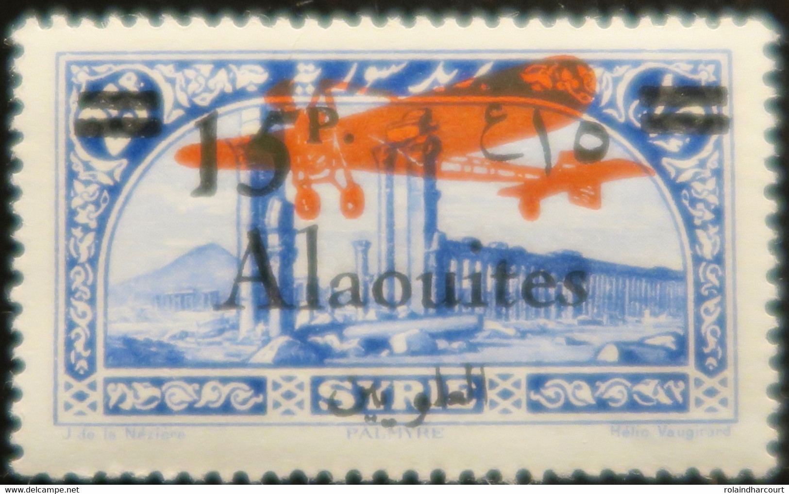 LP3844/3 - 1929 - COLONIES FRANÇAISES - ALAOUITES - POSTE AERIENNE - N°13 NEUF* - LUXE - Cote (2017) : 45,00 € - Unused Stamps