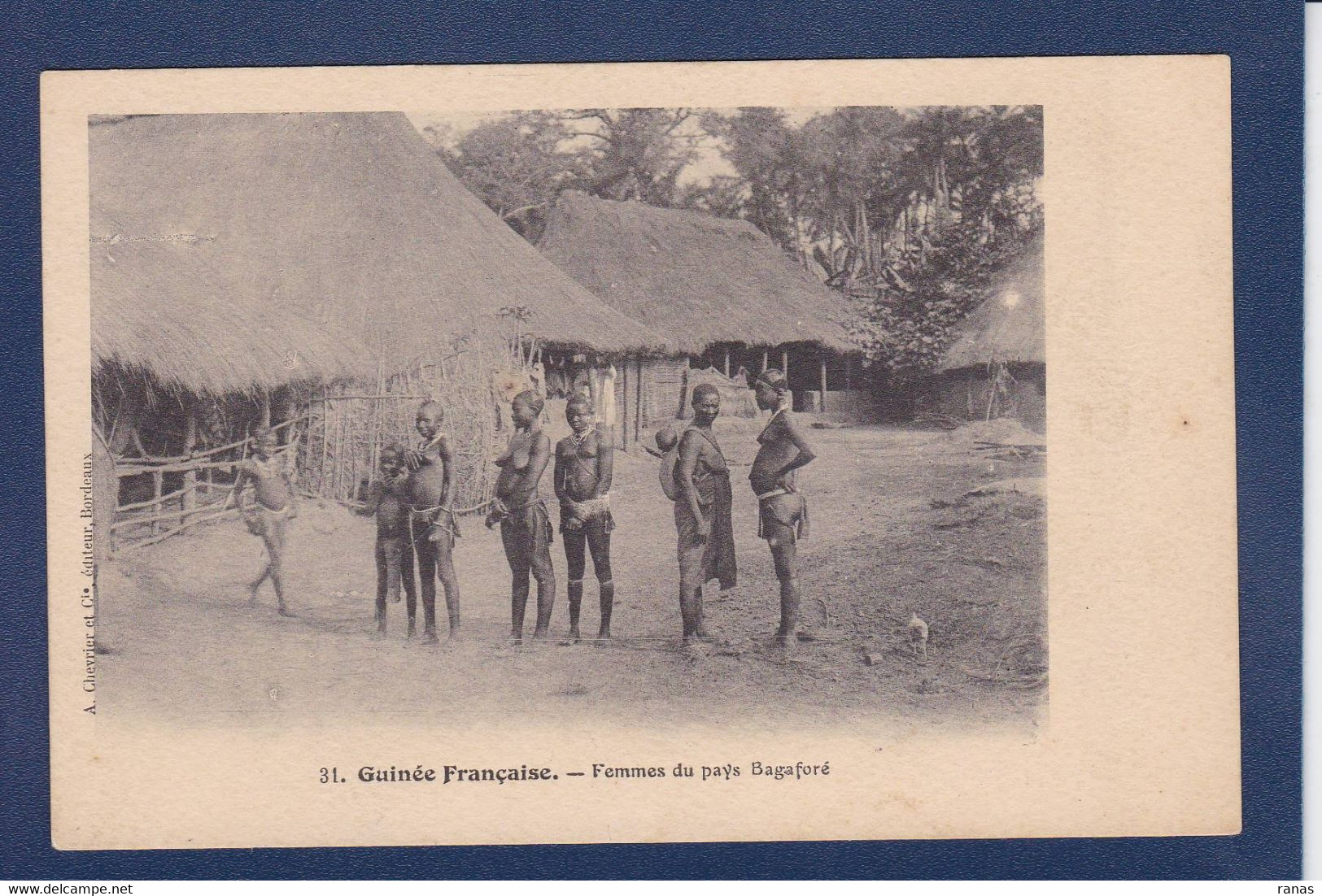 CPA Guinée Française Afrique Noire Nu Féminin Non Circulé - French Guinea