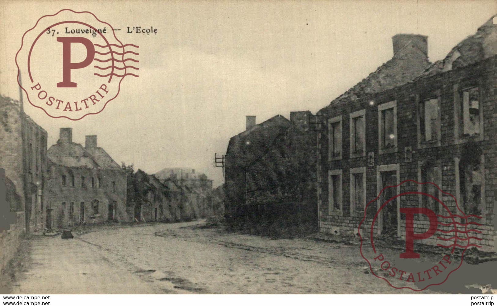 LOUVEIGNE L'ECOLE  LIEGE LUIK  SPRITMONT  1914/15 WWI WWICOLLECTION - Sprimont