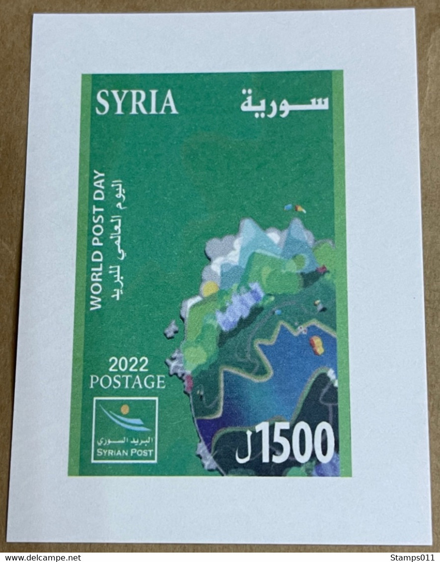 Souvenir Sheet Universal Post Day Syrian Edition 2022 - Syrië