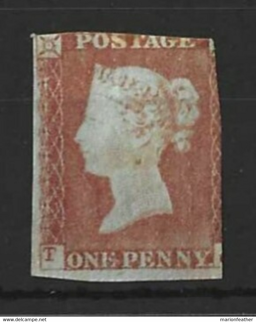 GB....QUEEN VICTORIA...(1837-01)...." 1841.."....LINE ENGRAVED...1d RED, IMPERF..VERY GOOD GUM, VERY BLUE PAPER...MH.. - Unused Stamps