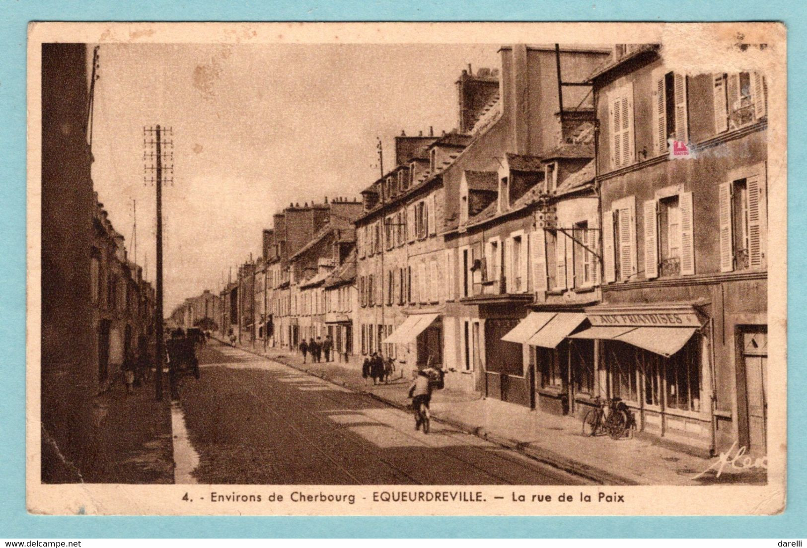 CP 50 - Environs De Cherbourg - EQUEURDREVILLE - Rue De La Paix - Equeurdreville