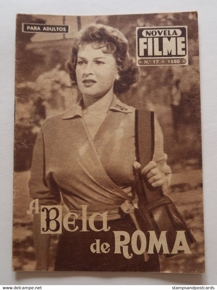 Portugal Revue Cinéma Movies Mag 1956 La Bella Di Roma Alberto Sordi Silvana Pampani Italia Italie Italy - Cinema & Television