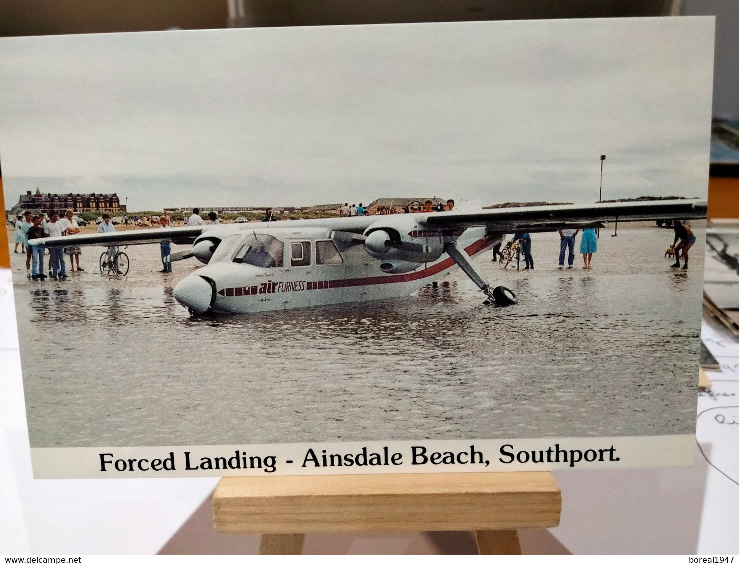 ENGLAND  SOUTHPORT ISLANDER FORCED LANDING. 21/8/1987 - Accidents