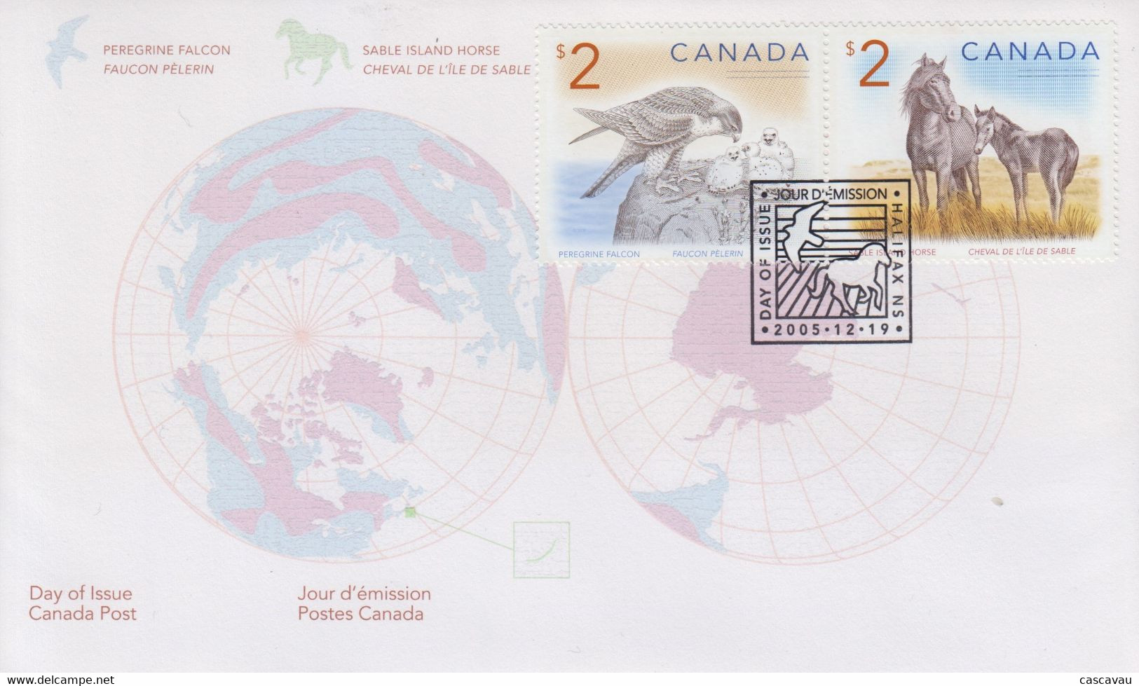 Enveloppe  FDC  1er  Jour   CANADA    Faune   2005 - 2001-2010