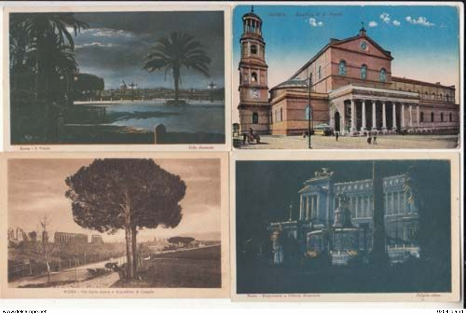 CPA  Italie - Roma Rome - 4 Cartes :  Achat Immédiat - Sammlungen & Lose