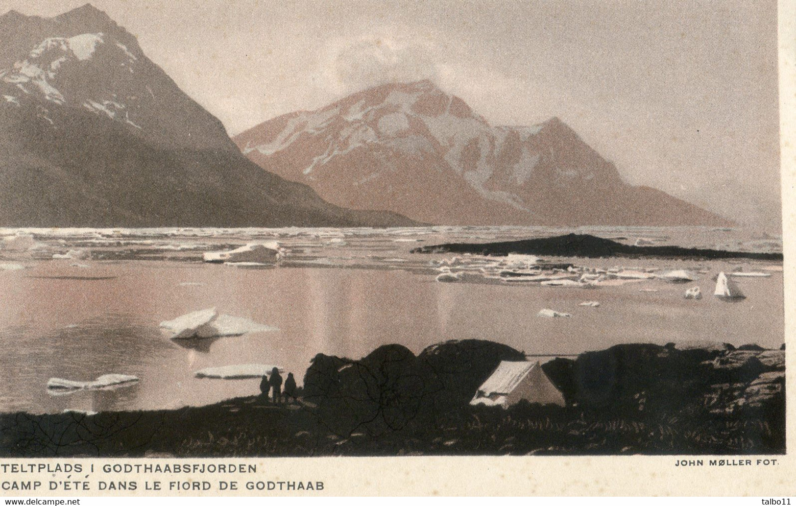 Groenland - Teltplads I Godthaabsfjorden - Camp D'été Dans Le Fiord De Godthaab - Groenland