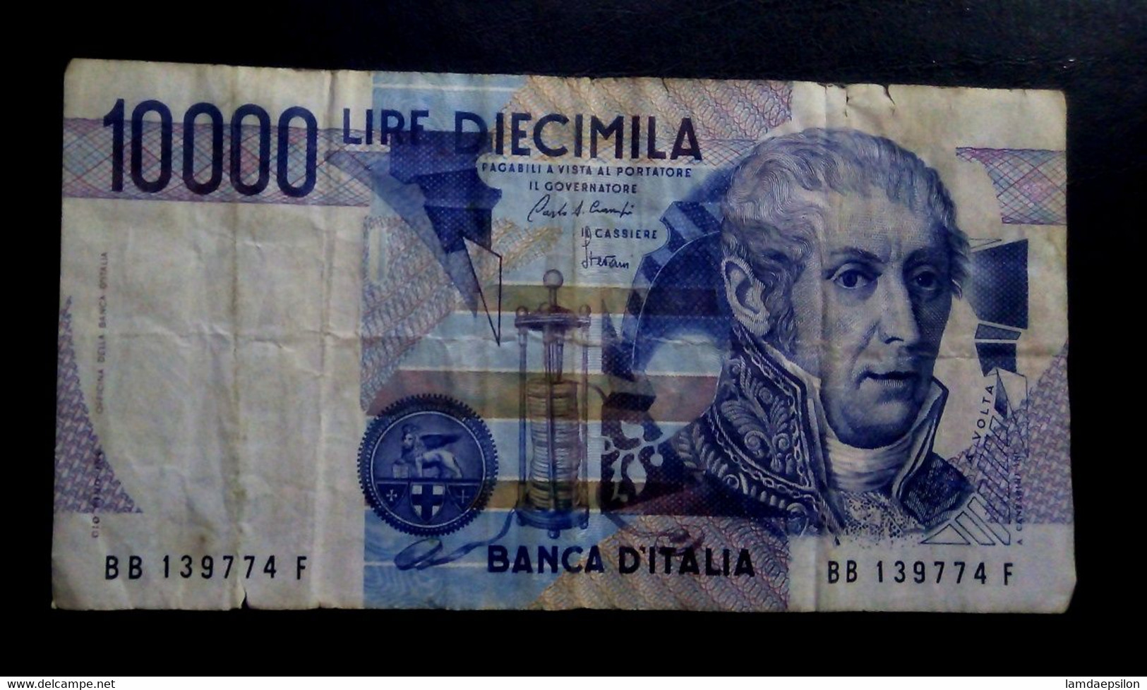 A6  ITALIE   BILLETS DU MONDE   ITALIA  BANKNOTES  10000  LIRE 1984 - [ 9] Collezioni