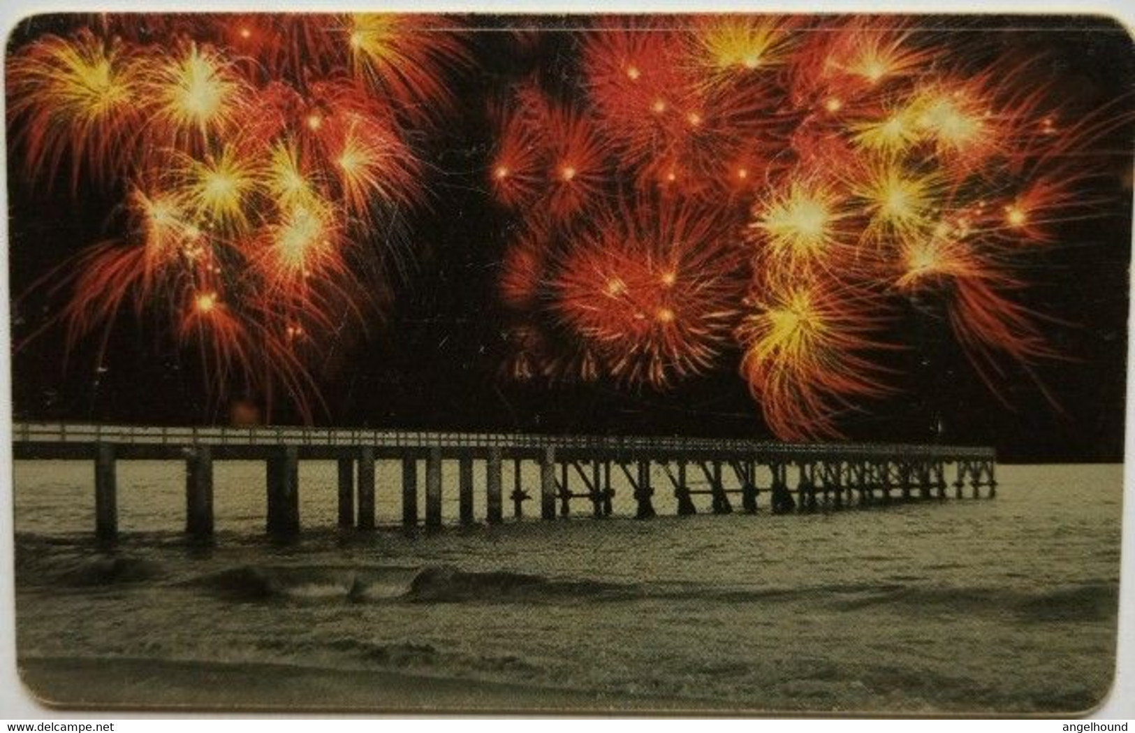 Namibia N$20 + 2  " Fireworks  At Pier In Sea  ( + 2 Free ) " - Namibia