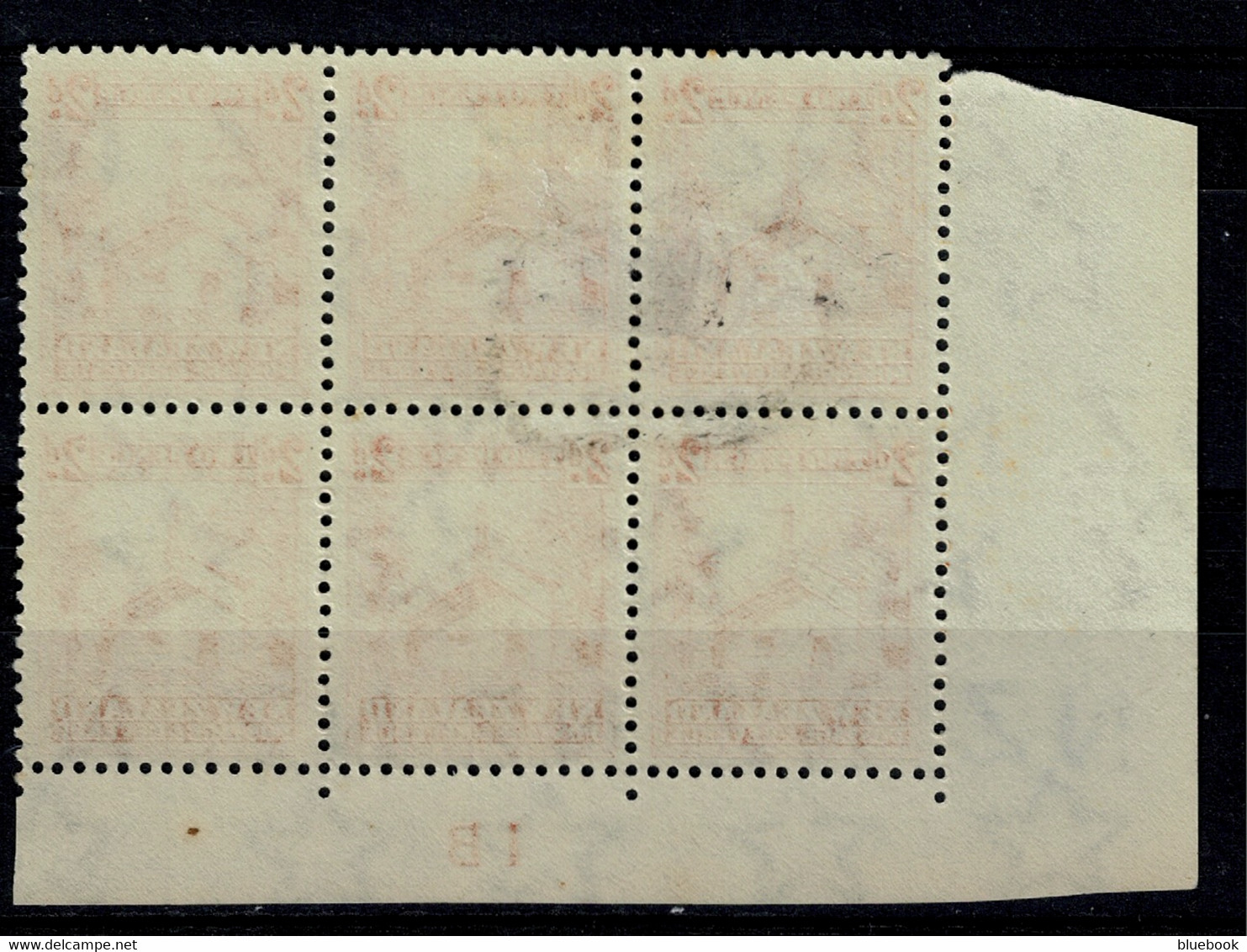 Ref 1569 - New Zealand 1936 - 2d Plate Block Of 6 MNH Stamps - SG 84 (Perf 14 X 13.5) - Ongebruikt