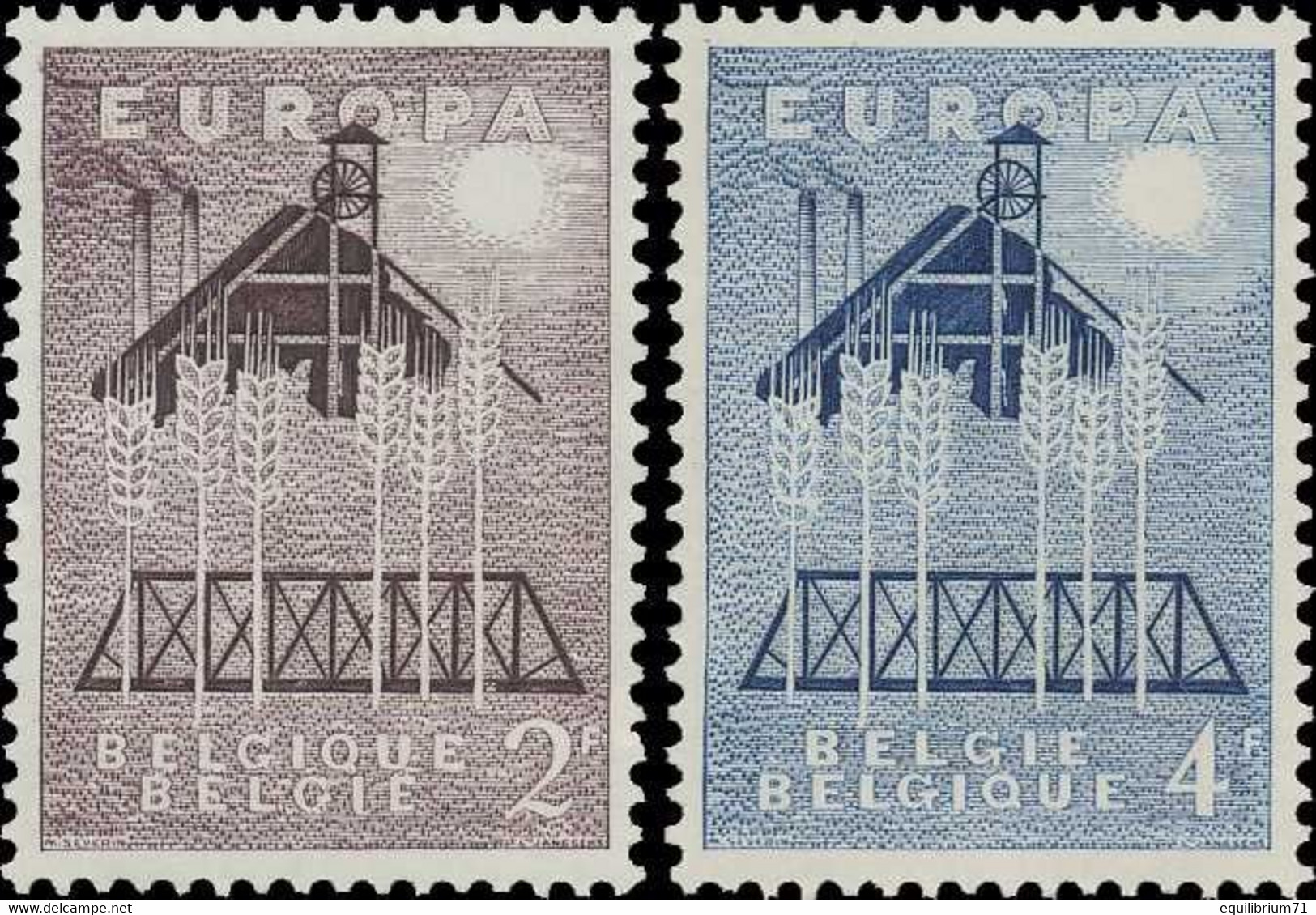 1025/1026** - Europa 1957 - 1957