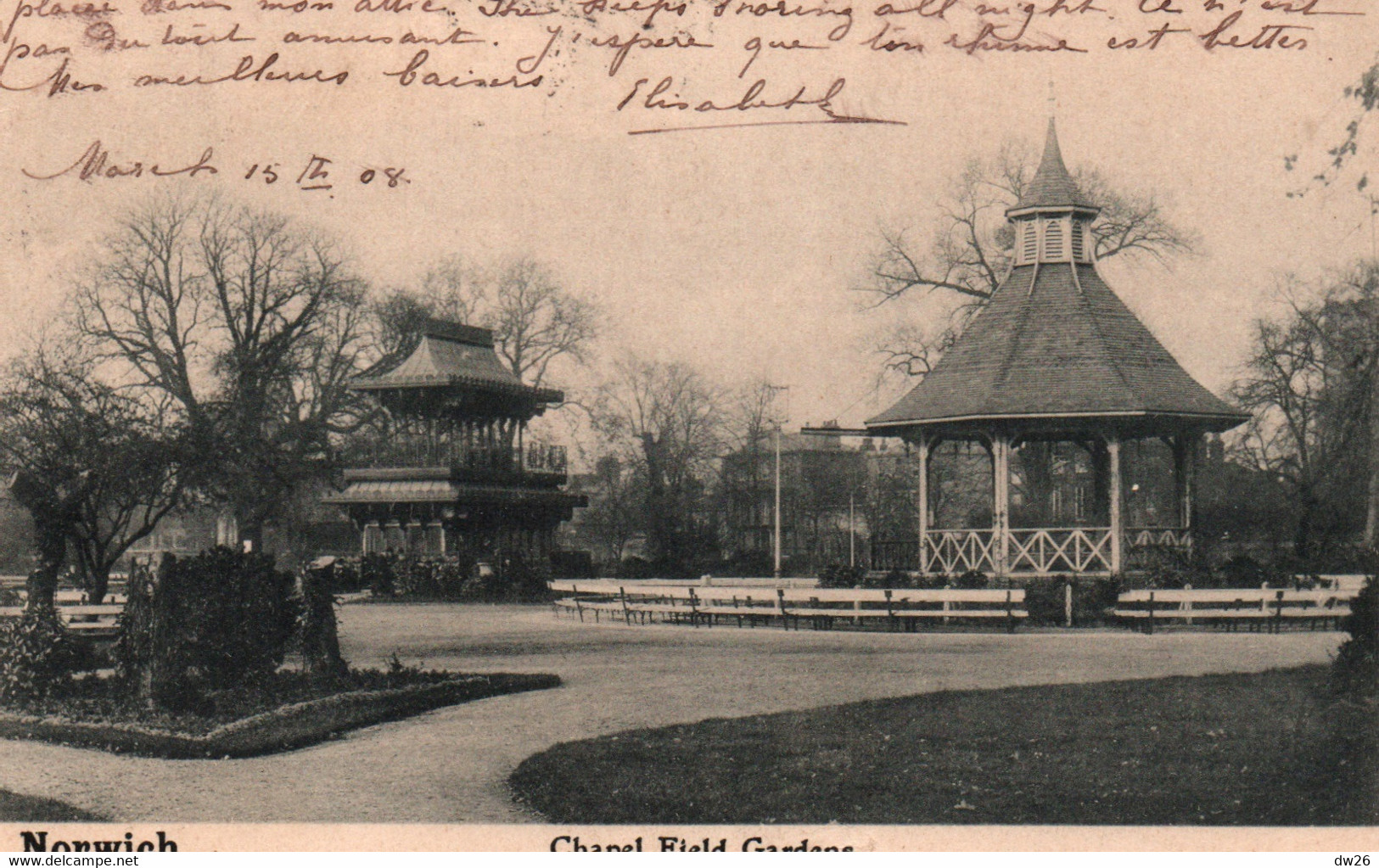 Norwich - Pagode & Chapel Field Gardens - Stereoscopic Company's Series - Norwich