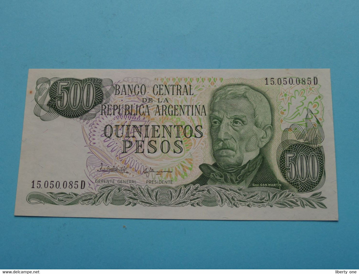 500 Quinientos Pesos Australes ( 15.050.085D ) Republica ARGENTINA ( Voir / See > Scans ) UNC ! - Argentina