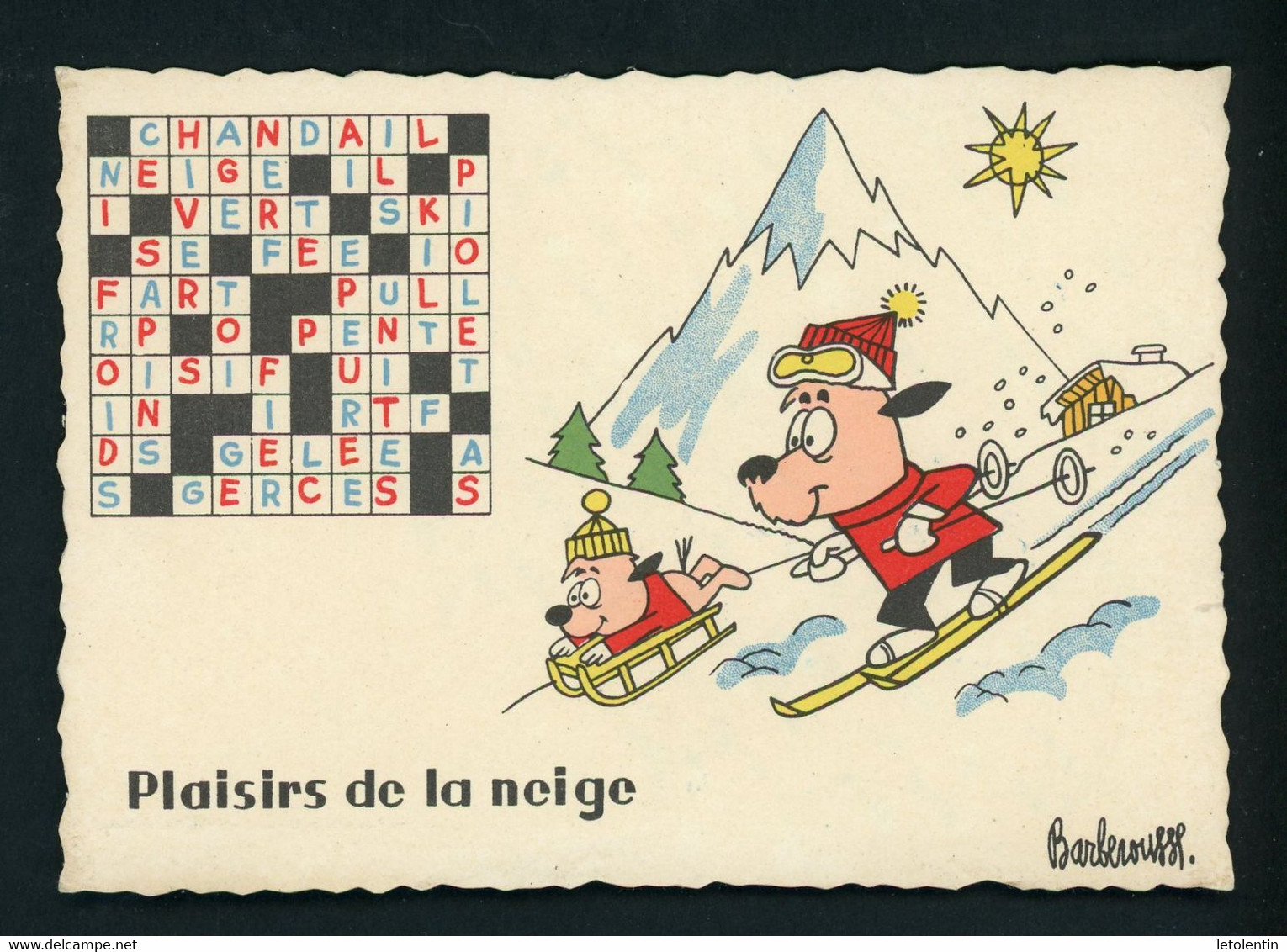 CPM - BARBEROUSSE - LES PLAISIRS DE LA NEIGE - Barberousse