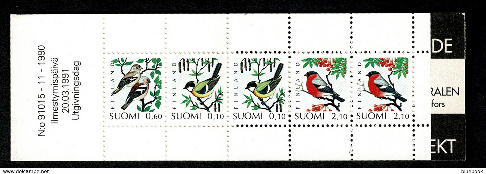 Ref 1572 - 1990 Finland Stamp Booklet - Birds - Carnets