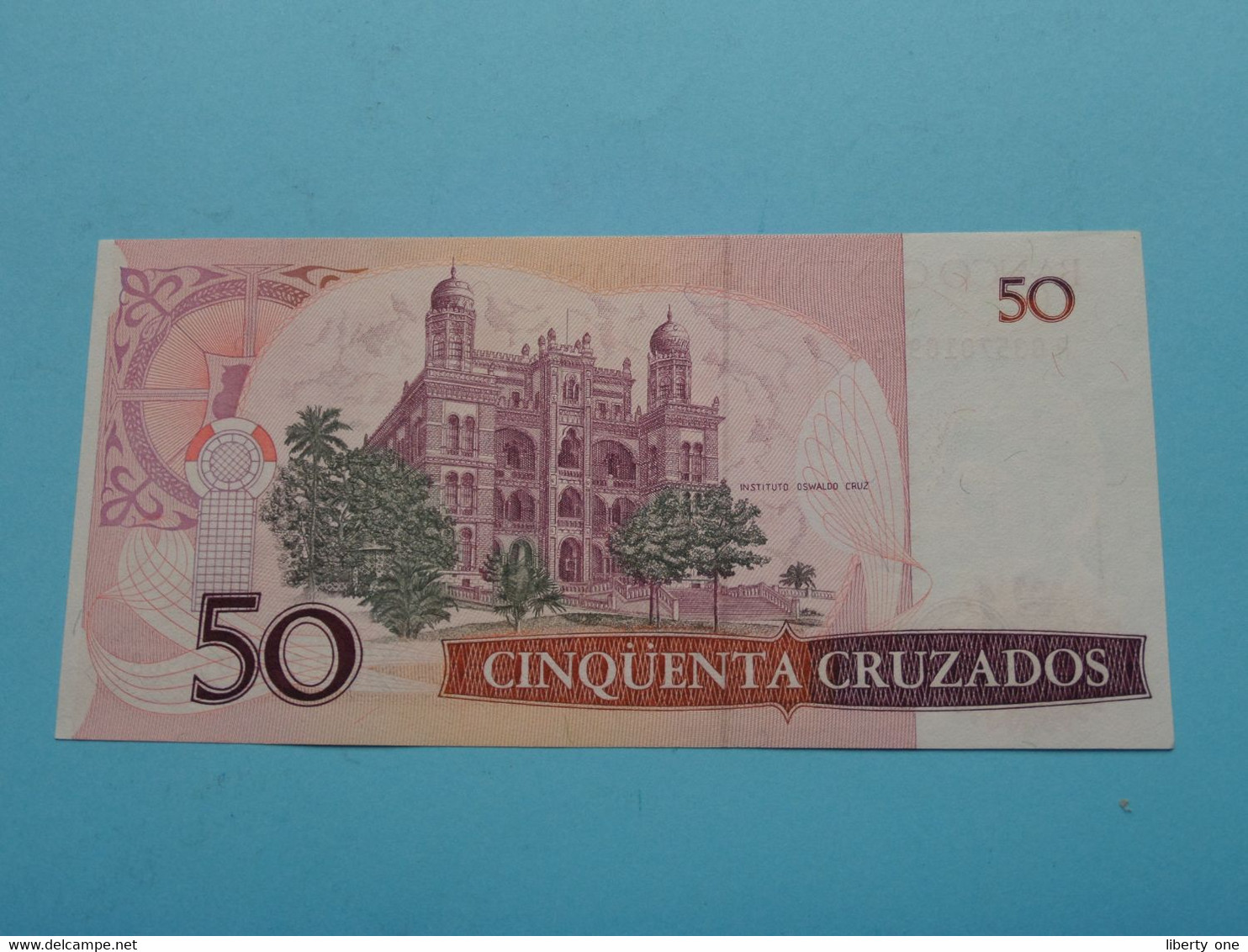 50 Cinqüenta Cruzados ( A 0357010988 A ) Banco Central Do Brasil ( Voir / See > Scans ) UNC ! - Brazilië