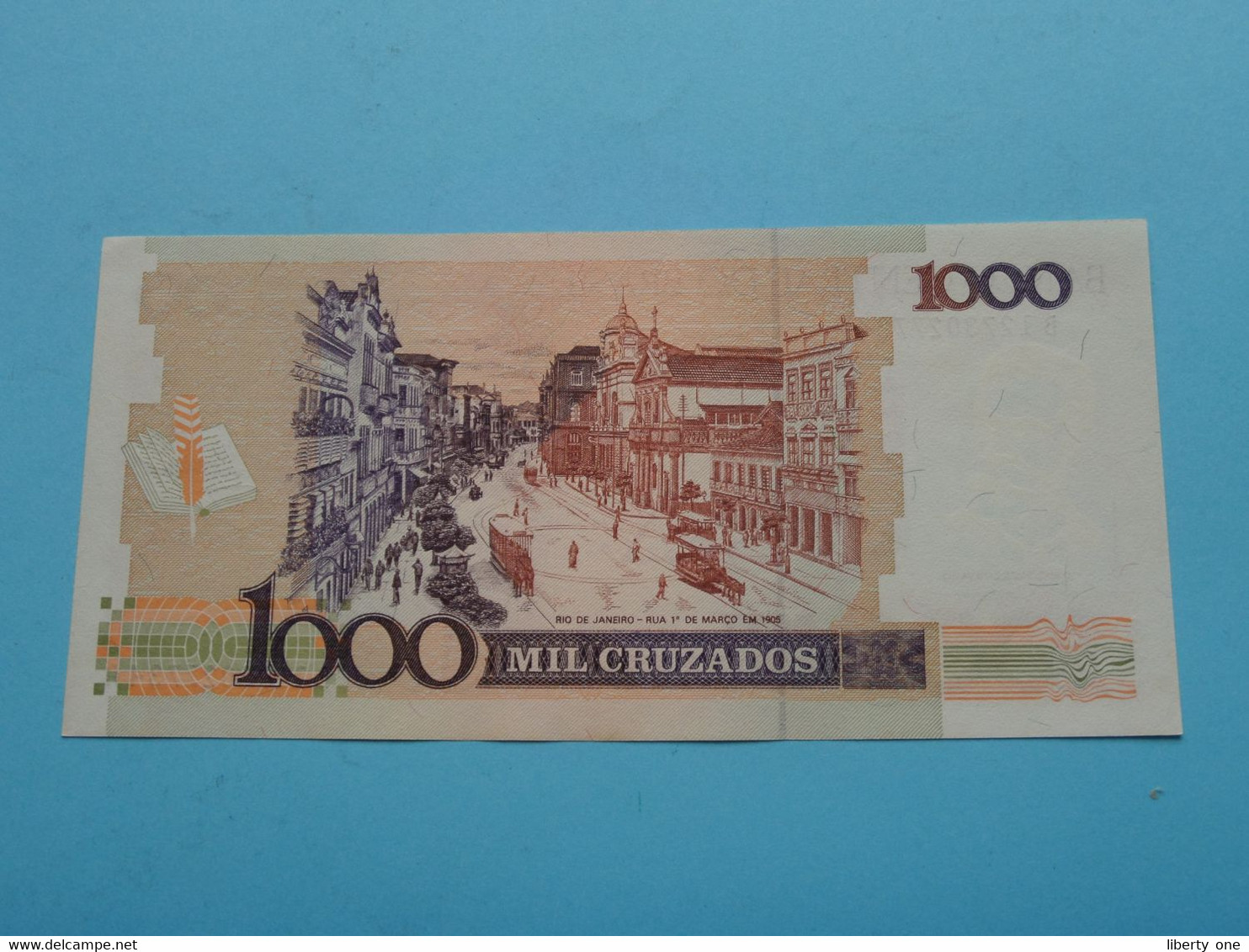 1000 Mil Cruzados ( B1273027734A ) Banco Central Do Brasil ( Voir / See > Scans ) UNC ! - Brazilië