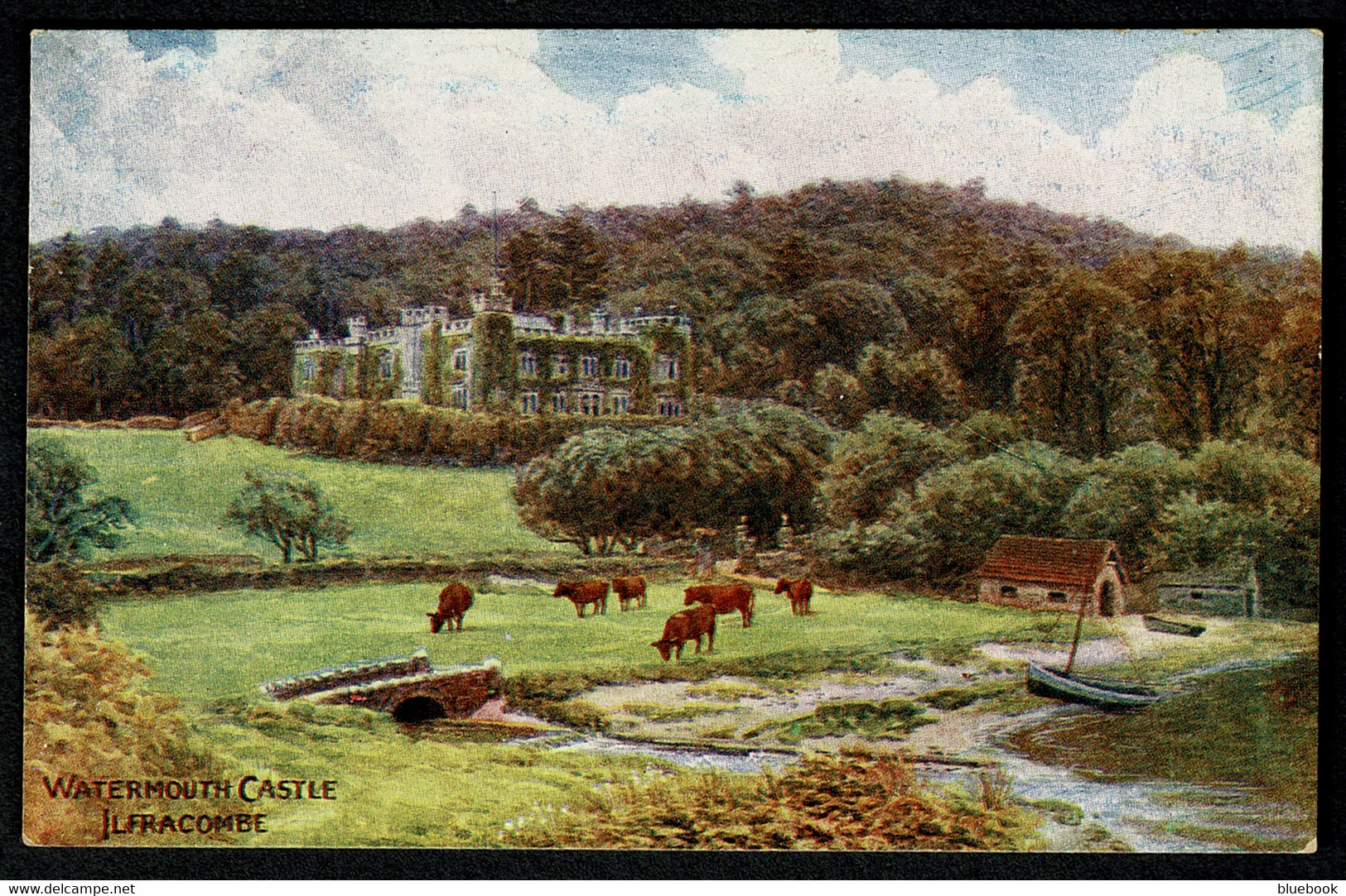 Ref 1574 -  J. Salmon ARQ A.R. Quinton Postcard (No Number) - Watermouth Castle Ilfracombe - Ilfracombe