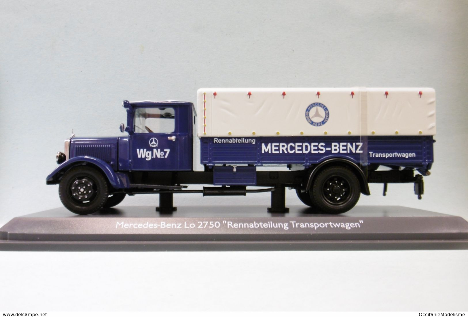 Schuco - Camion MERCEDES BENZ Lo 2750 Rennabteilung Transportwagen Réf. 450310500 NBO Neuf 1/43 - Schuco