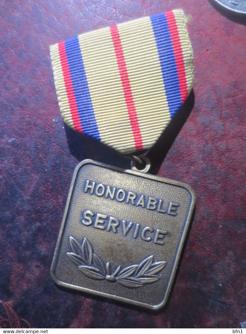 MEDAILLE HONORABLE SERVICE - PARFAIT ETAT - Royaux / De Noblesse