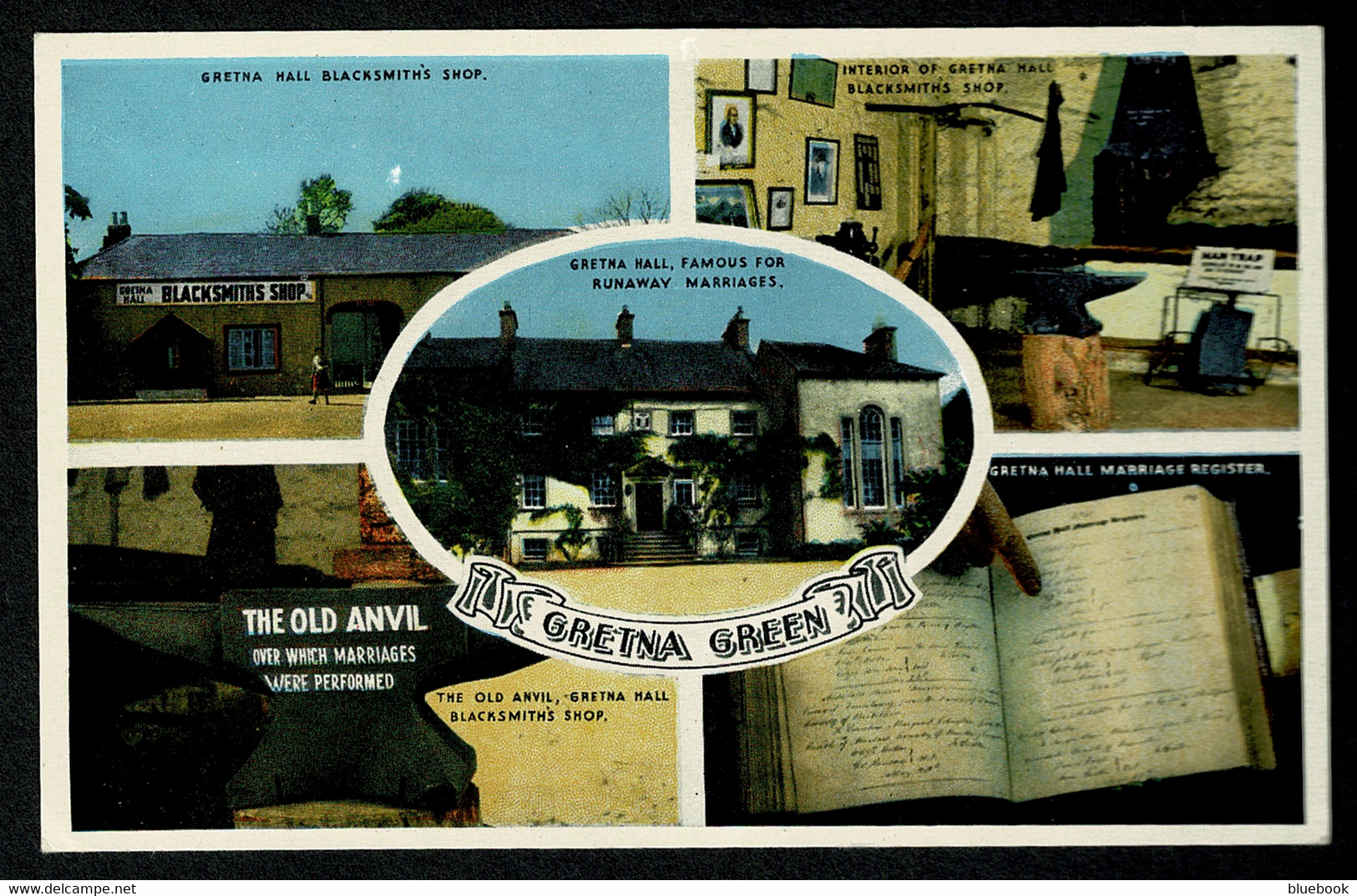 Ref 1576 - Multiview Postcard - Gretna Green - Dumfries & Galloway Scotland - Dumfriesshire