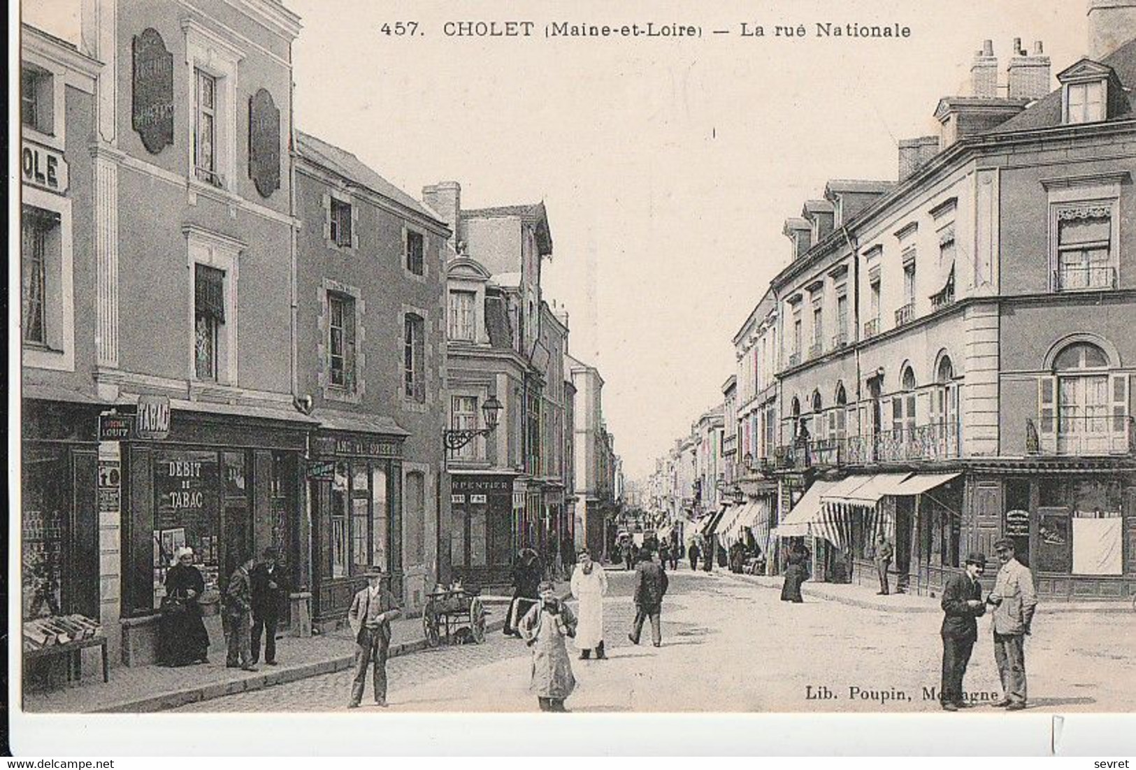 CHOLET. - La Rue Nationale - Cholet