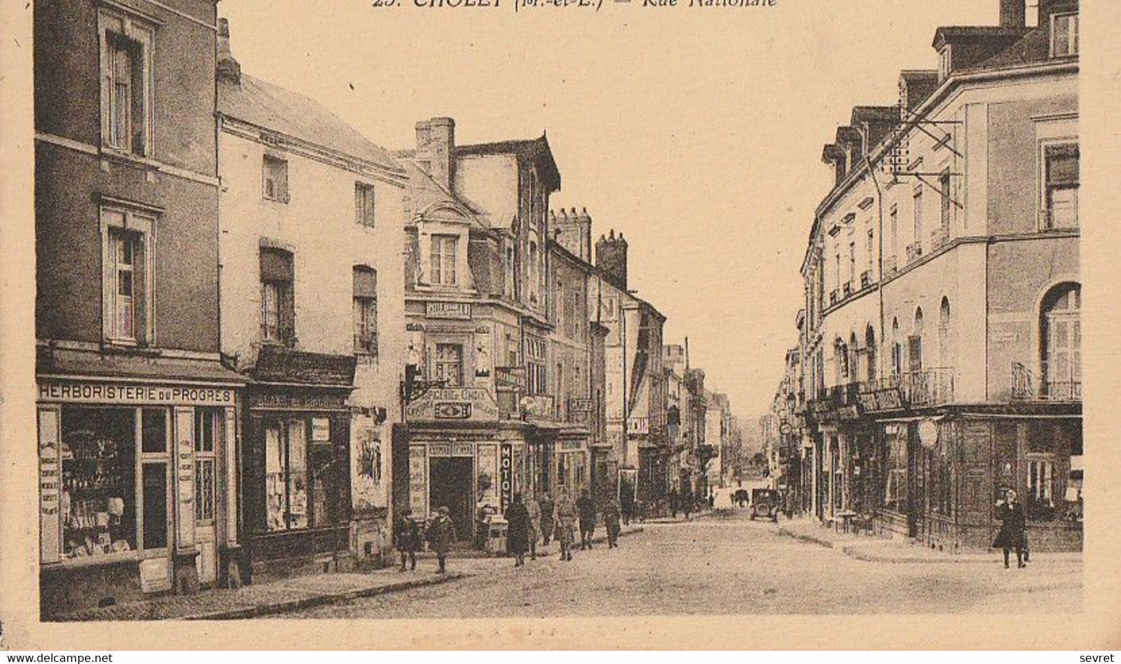 CHOLET. -  Rue Nationale. Carte Pas Courante - Cholet