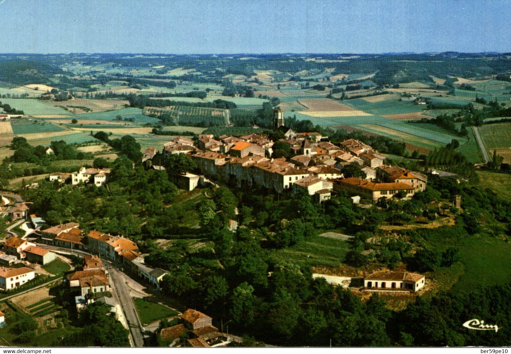 47 TOURNON D'AGENAIS VUE GENERALE AERIENNE - Tournon D'Agenais