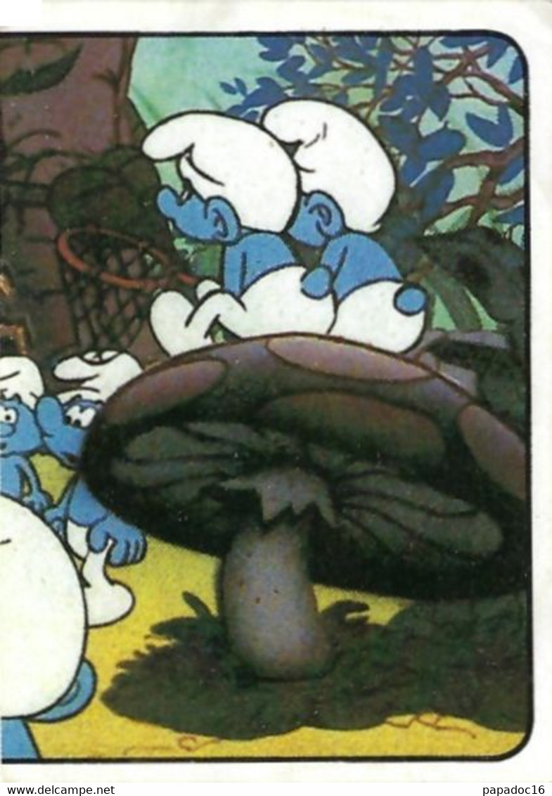 Image Panini - Schtroumpfs N° 45 (demi-image Droite) - Smurfs / Schlümpfe / I Puffi / De Smurfen - Ill. Peyo - Chromos