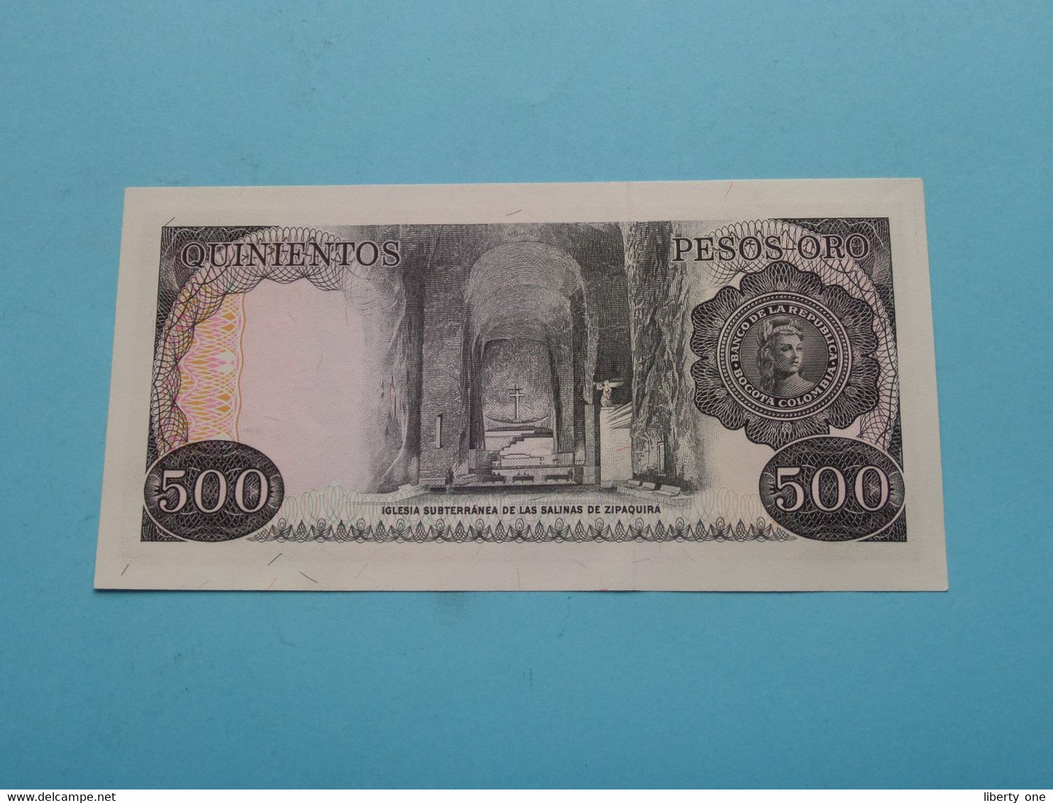 500 Quinientos Pesos Oro ( 015564601 ) COLOMBIA - 20de Julio De 1977 ( Voir / See > Scans ) UNC ! - Colombie