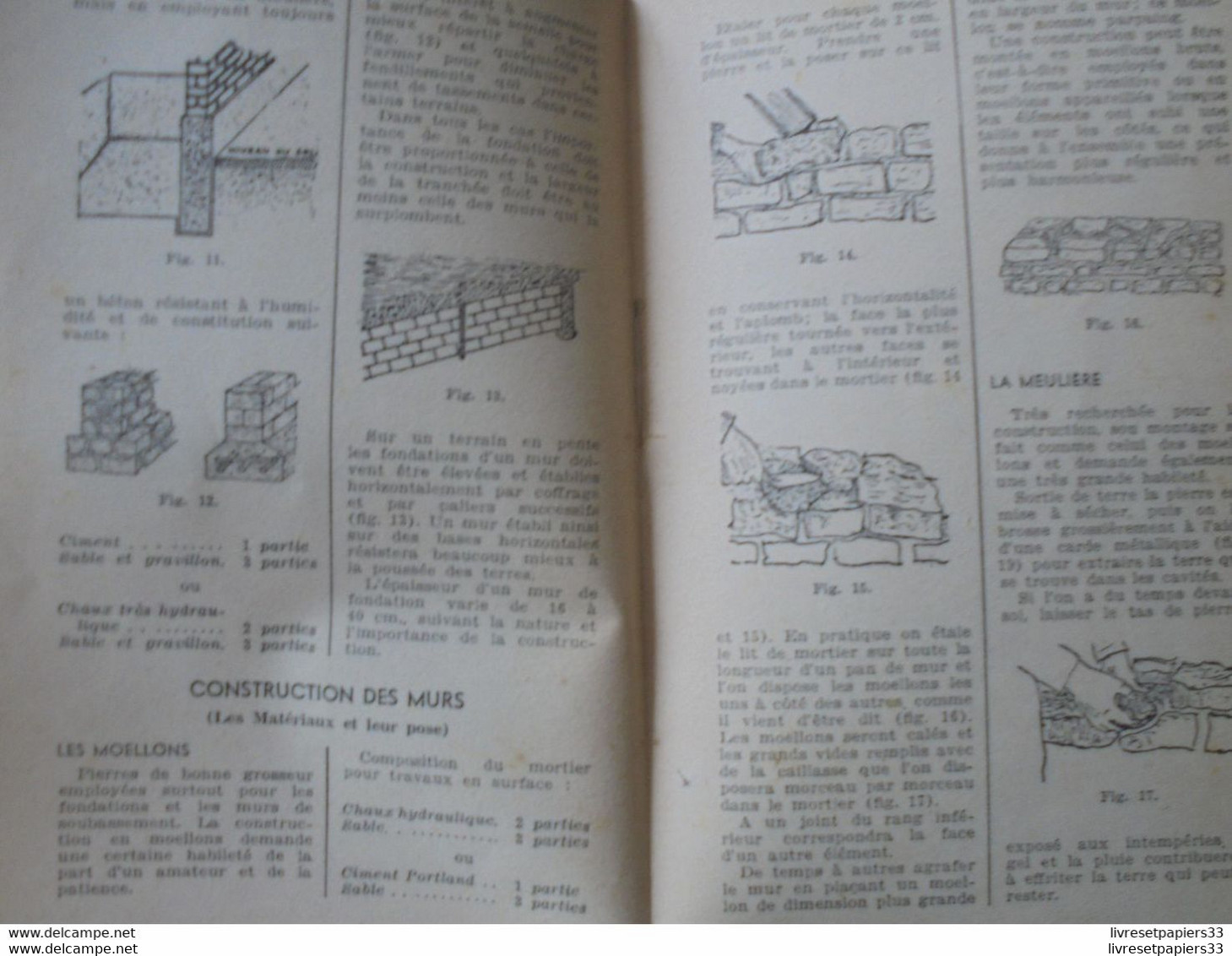 Collection Les Livres Jaunes - Travaux Pratiques Pour Artisans MACONNERIE - Bricolage / Technique