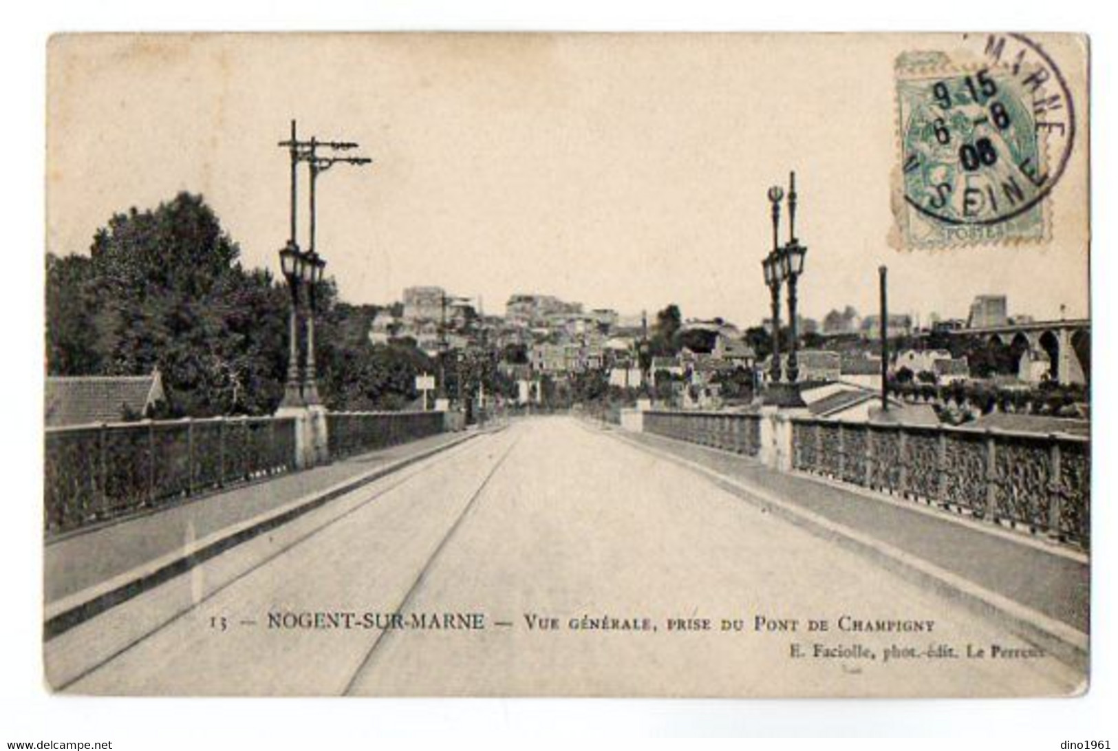 CPA 3292 - 94 / NOGENT - SUR - MARNE  / Vue Générale , Prise Du Pont De Champigny - Nogent Sur Marne