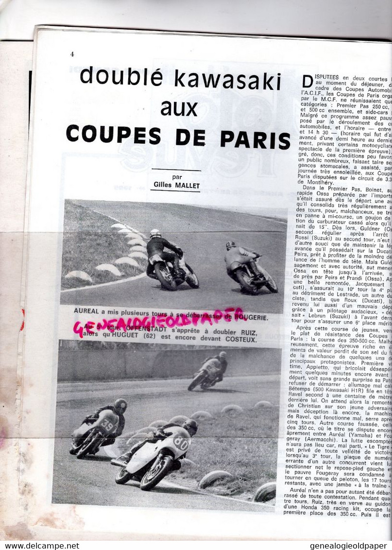 MOTO REVUE -1970- N° 1995-TRIUMPH AU BOL D' OR-KAWASAKI PARIS-ITALIE GOULD ET NIETO-HONDA DAYTONA-BENGT ABERG- VELTHOVEN - Motorrad