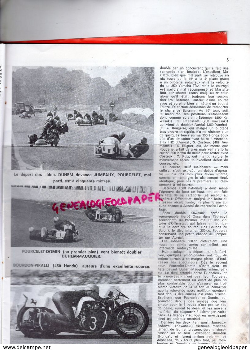 MOTO REVUE -1970- N° 1995-TRIUMPH AU BOL D' OR-KAWASAKI PARIS-ITALIE GOULD ET NIETO-HONDA DAYTONA-BENGT ABERG- VELTHOVEN - Moto