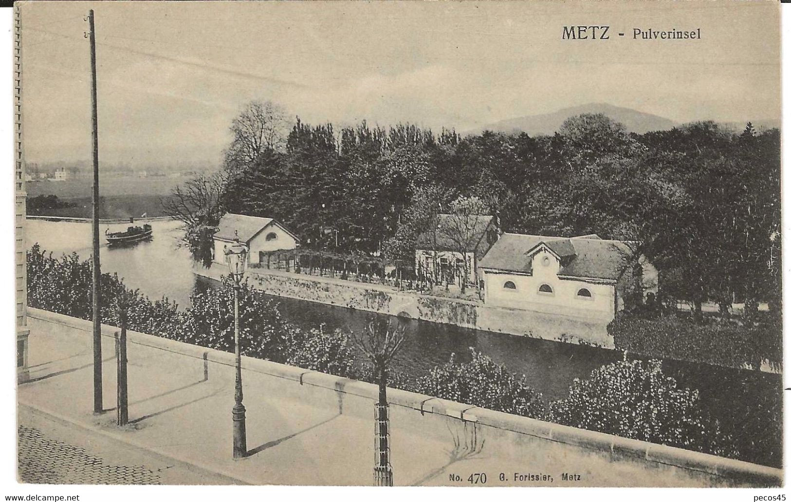 METZ (57) : Pulverinsel - 1919. - Metz Campagne
