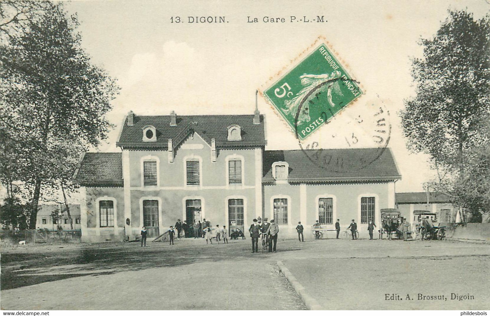 SAONE ET LOIRE  DIGOIN  La Gare PLM - Digoin