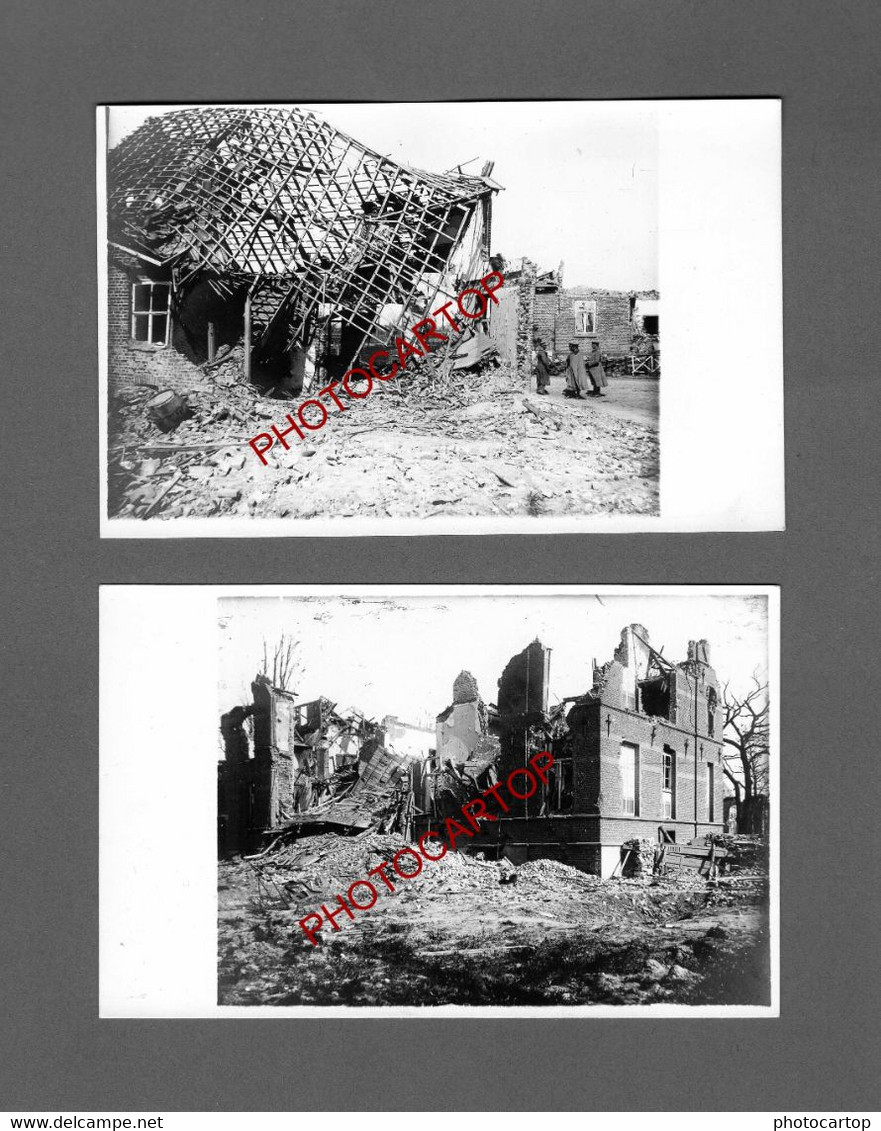 13x CARTES PHOTOS allemandes-LANGEMARCK et Environs-??-NON SITUEES-Guerre14-18-1 WK-Belgien-Flandern-Militaria-