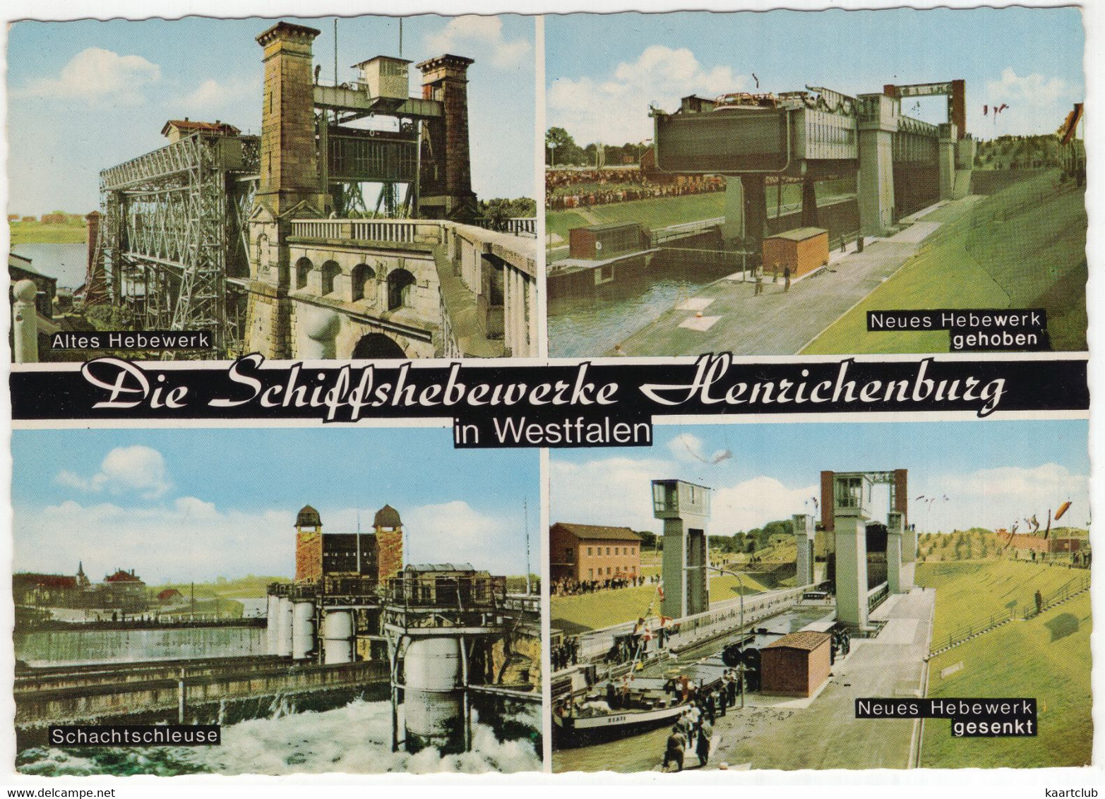 Die Schiffshebewerke Henrichenburg In Westfalen - (D.) - Waltrop