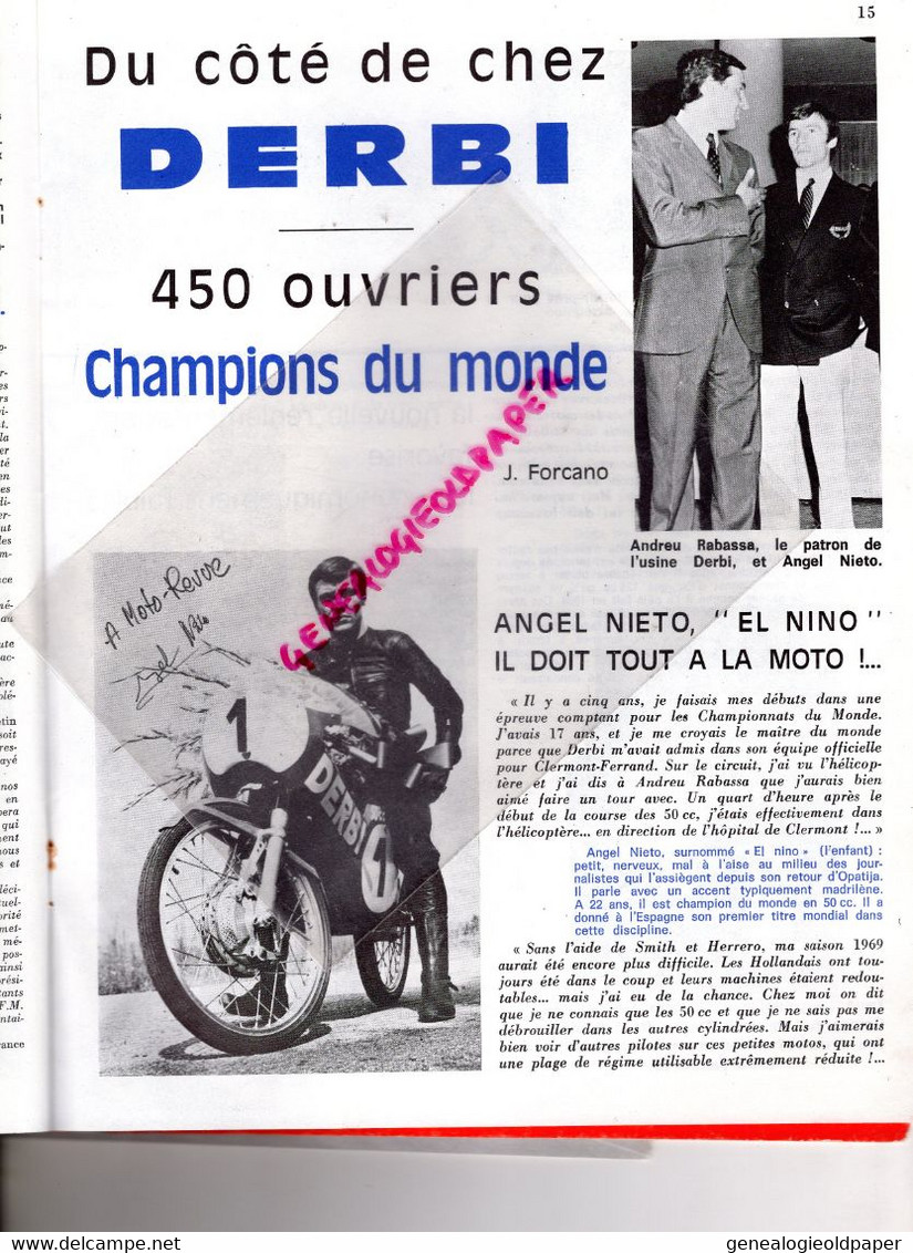 MOTO REVUE-1969- N° 1949-NORTON COMMANDO-BMW-MONTMHERY-AGOSTINI BAT HAILWOOD-FLANDRIA-BERBI-KREIDLER-RIXENSART-CROSS